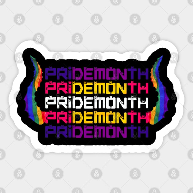 PriDEMONth Sticker by OB.808 STUDIO